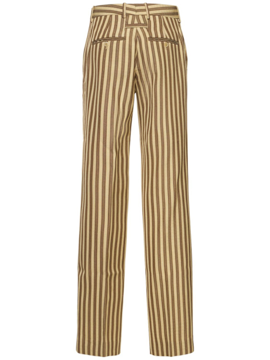Jacquemus: Pantalones de lino