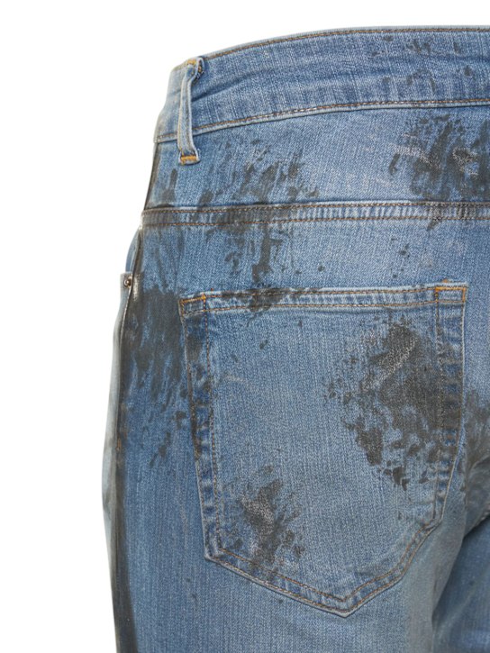 FLÂNEUR: Jeans skinny in denim di cotone