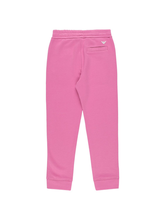 Emporio Armani: Modal & cotton sweatpants w/ logo