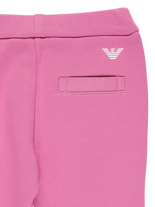 Emporio Armani - Modal & cotton sweatpants w/ logo