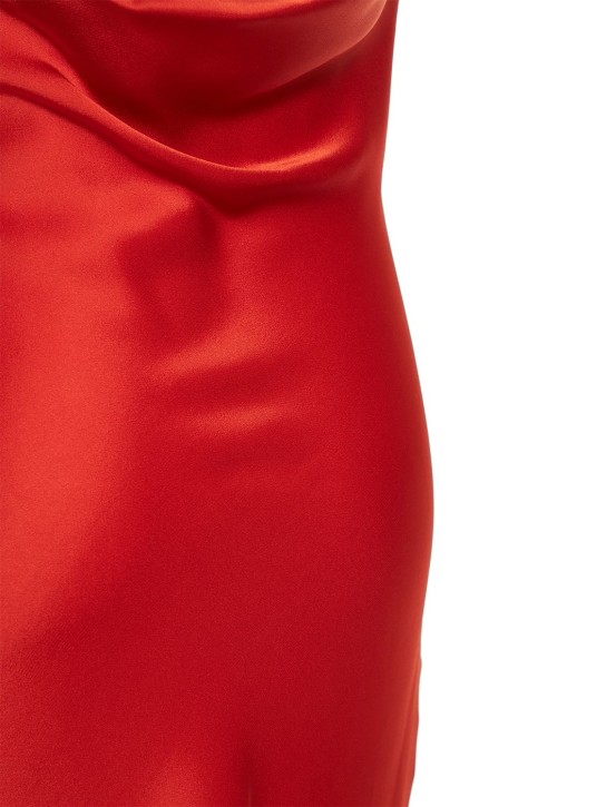 Stella McCartney: Midikleid aus Satin