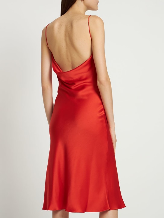 Stella McCartney: Midikleid aus Satin