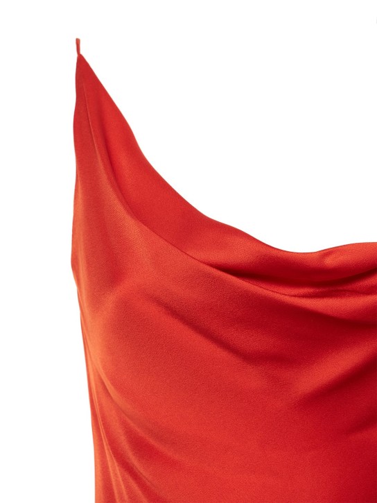 Stella McCartney: Midikleid aus Satin