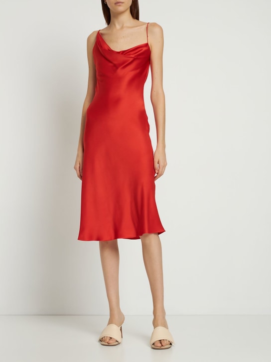 Stella McCartney - Vestito midi in raso