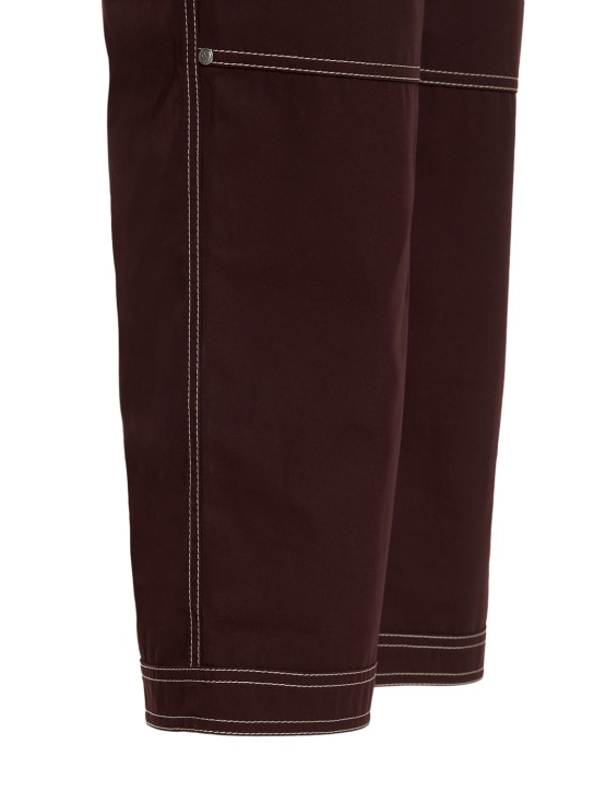 Stella McCartney: Baumwolltwill-Overall mit Taschen