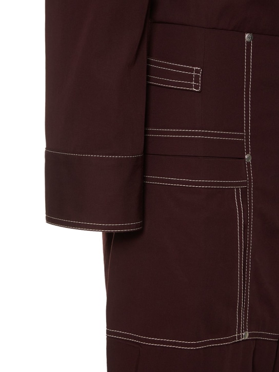 Stella McCartney: Baumwolltwill-Overall mit Taschen