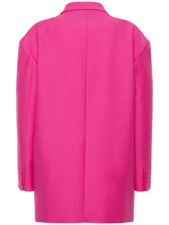 Valentino - Oversize wool & silk crepe blazer