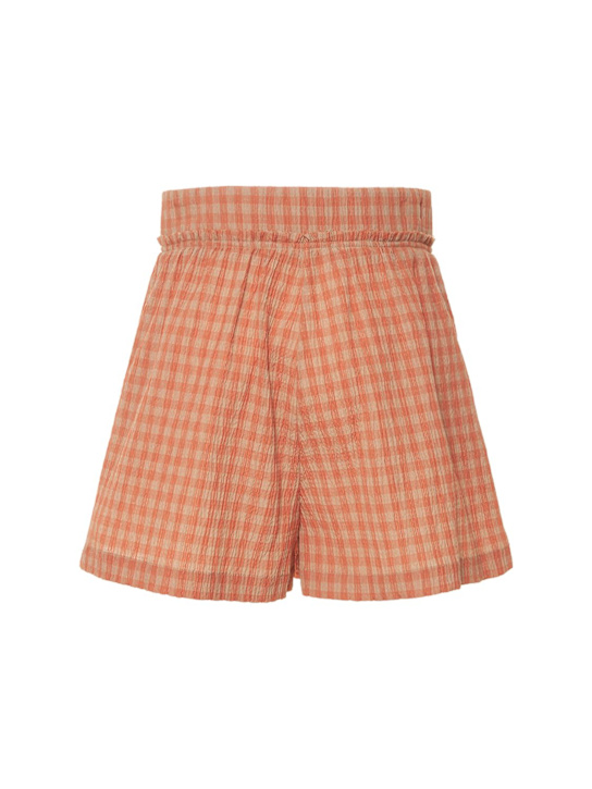 ALTUZARRA: Shorts Thor in seersucker stampa gingham