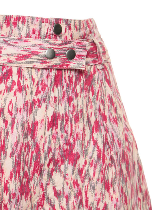 Marant Etoile: Short en coton imprimé Kaloscoe