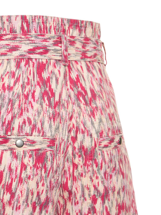 Marant Etoile: Short en coton imprimé Kaloscoe