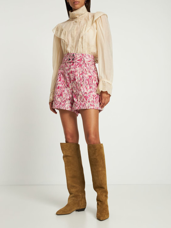 Marant Etoile - SHORTS AUS BAUMWOLLE MIT DRUCK „KALOSCOE“