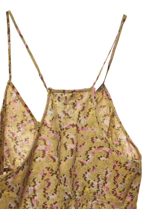 Marant Etoile: Top de algodón estampado