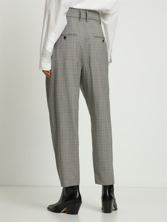 Marant Etoile: Pantaloni dritti Ornela in lana