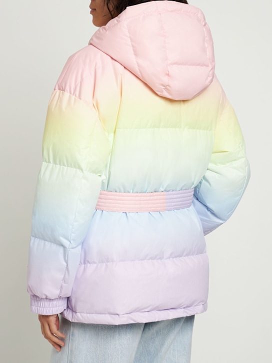 Perfect Moment: Chaqueta parka oversize de plumas con estampado