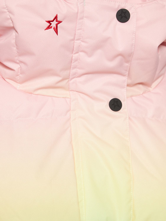 Perfect Moment: Chaqueta parka oversize de plumas con estampado