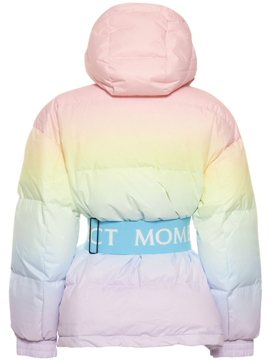 Perfect Moment: Chaqueta parka oversize de plumas con estampado