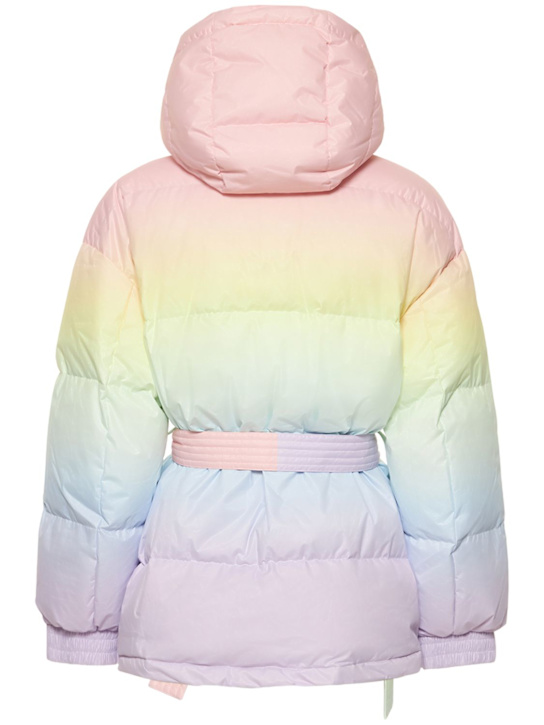 Perfect Moment: Chaqueta parka oversize de plumas con estampado