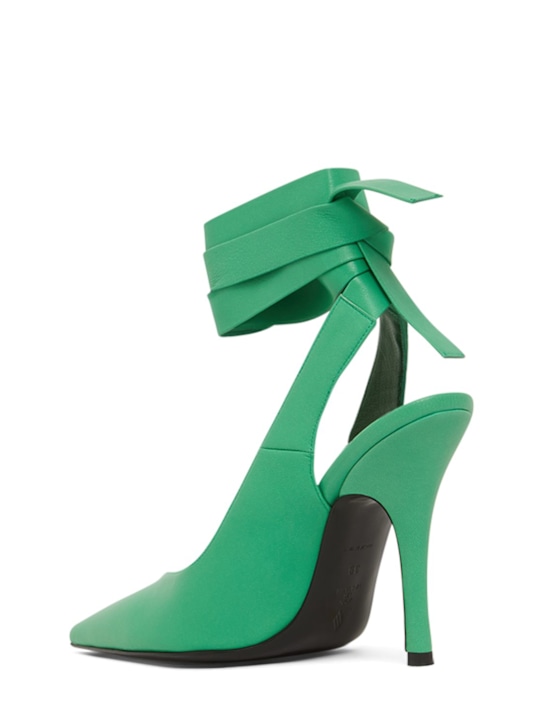 The Attico: 105mm hohe Pumps aus Leder „Venus“