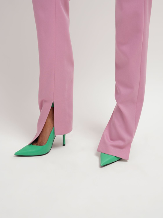 The Attico: 105mm hohe Pumps aus Leder „Venus“