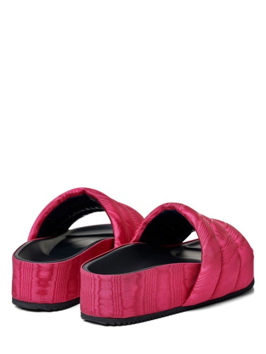 IINDACO: Sandali Juno in grosgrain con zeppa 60mm