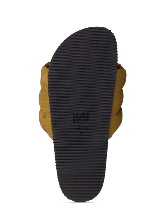 IINDACO: Sandales compensées en gros-grain Juno 60 mm