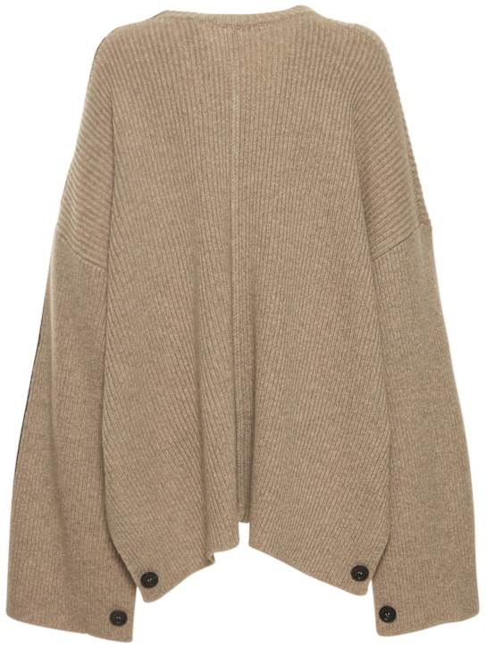 Peter Do: Pull cape en maille de cachemire et laine