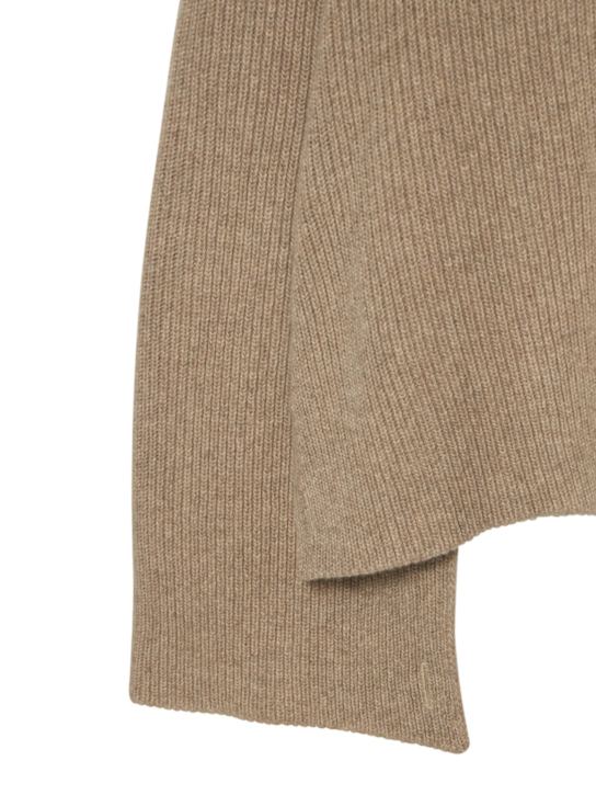 Peter Do: Pull cape en maille de cachemire et laine
