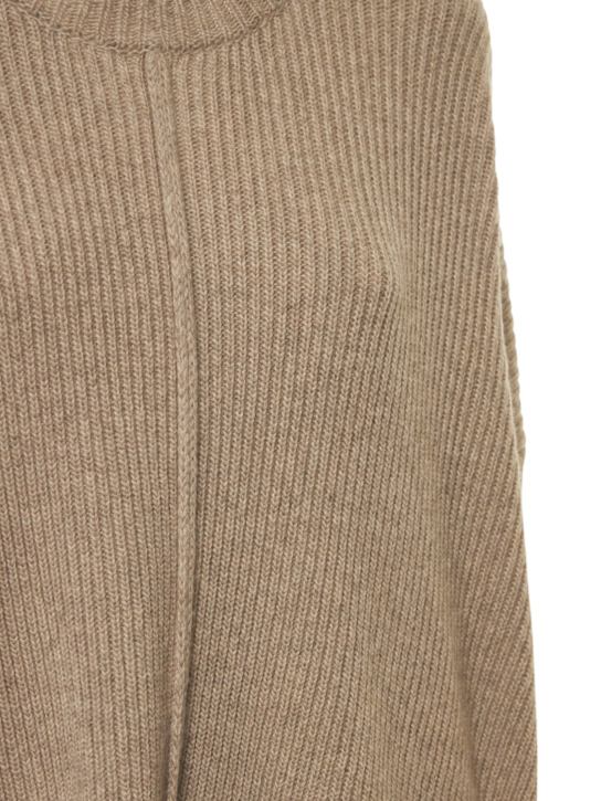 Peter Do: Pull cape en maille de cachemire et laine