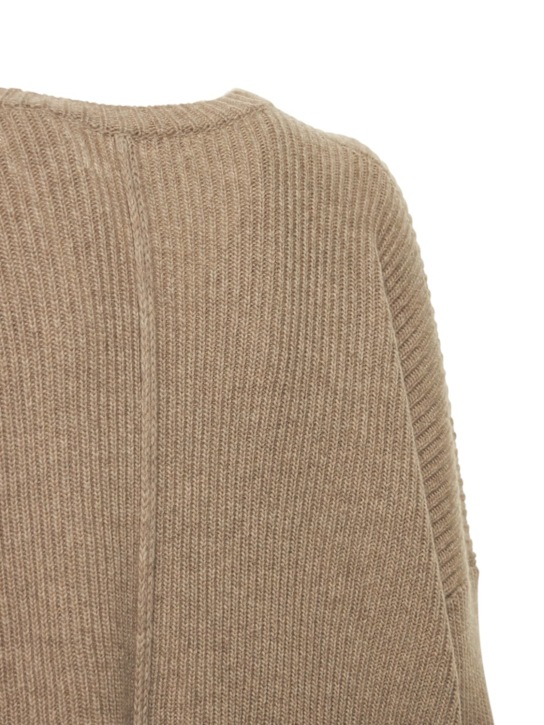 Peter Do: Pull cape en maille de cachemire et laine