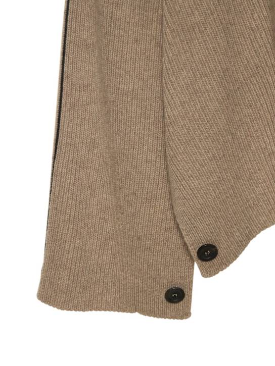 Peter Do: Pull cape en maille de cachemire et laine