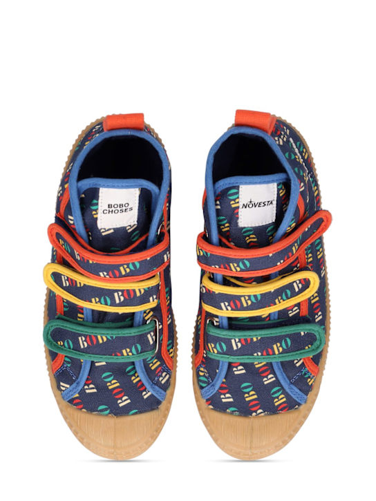 Bobo Choses: RIEMENSNEAKERS AUS BAUMWOLLE MIT LOGODRUCK