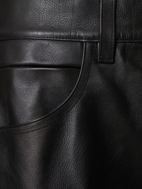 Alexander Wang: Pantaloni dritti vita media relaxed fit