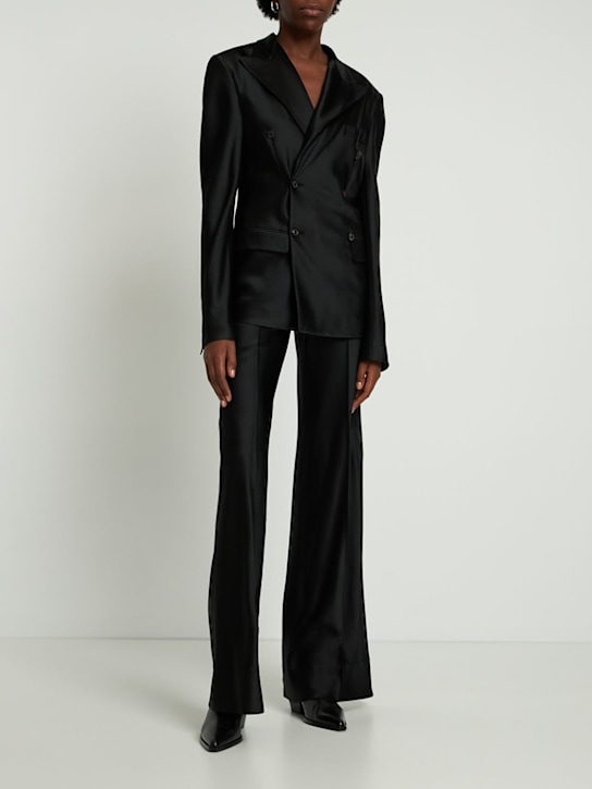 Maison Margiela - Viscose blend envers satin suit