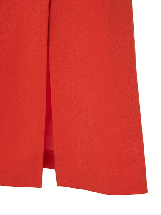 Stella McCartney: MINIROCK AUS WOLLMISCHUNG MIT KETTENDETAIL