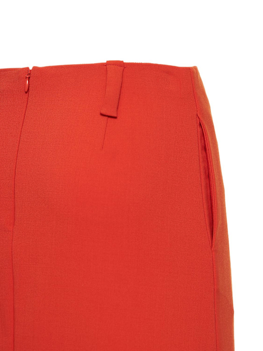 Stella McCartney: MINIROCK AUS WOLLMISCHUNG MIT KETTENDETAIL