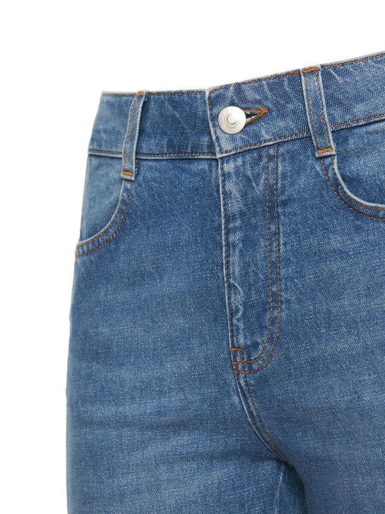 Stella McCartney: Jeans 70's in denim di cotone stretch