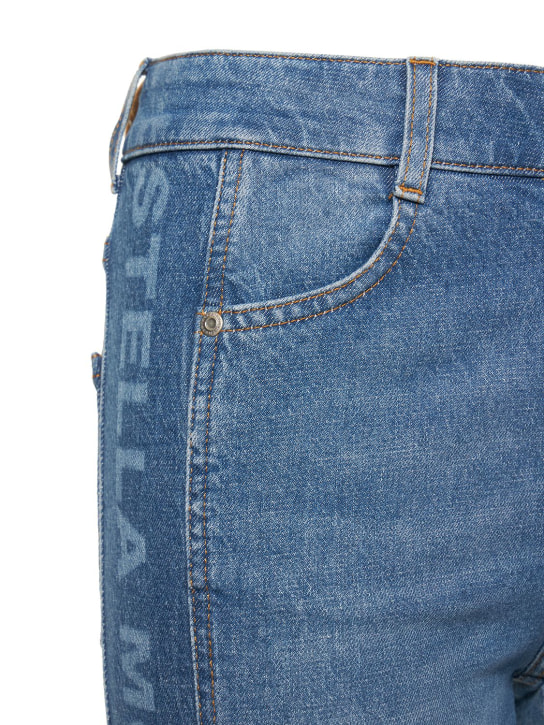 Stella McCartney: Jeans 70's in denim di cotone stretch
