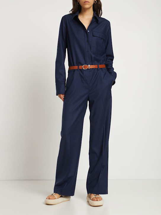 Stella McCartney - Tuta in flanella di lana