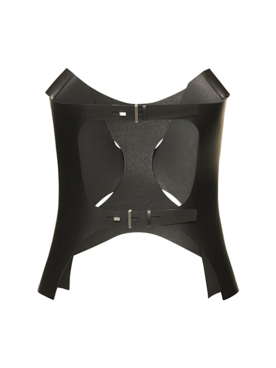 Dion Lee: Corsetto in pelle interlock
