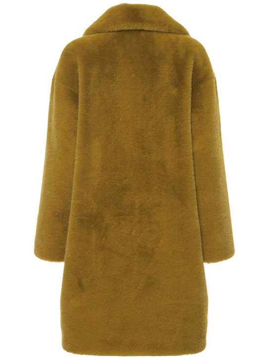 Stand Studio: Camille faux fur cocoon coat