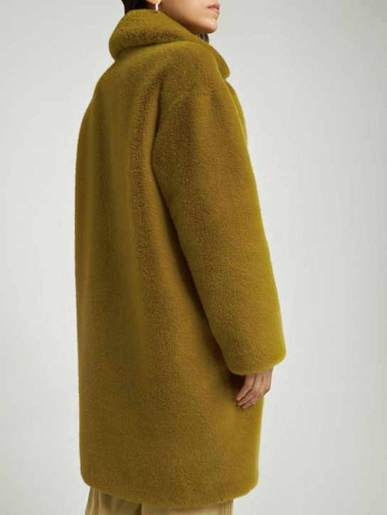Stand Studio: Camille faux fur cocoon coat