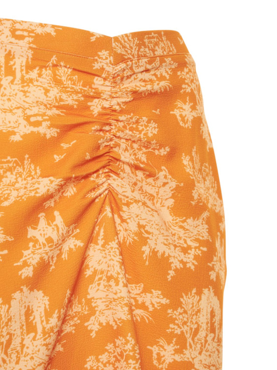 Miaou: MIDIKLEID AUS KREPP MIT DRUCK „PRESTON“