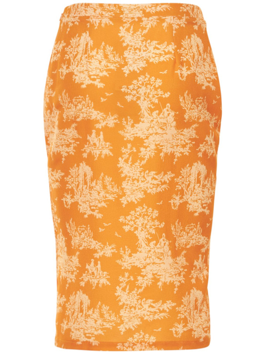 Miaou: MIDIKLEID AUS KREPP MIT DRUCK „PRESTON“
