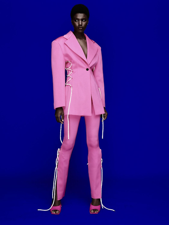 Giuseppe Di Morabito: Embellished viscose pants