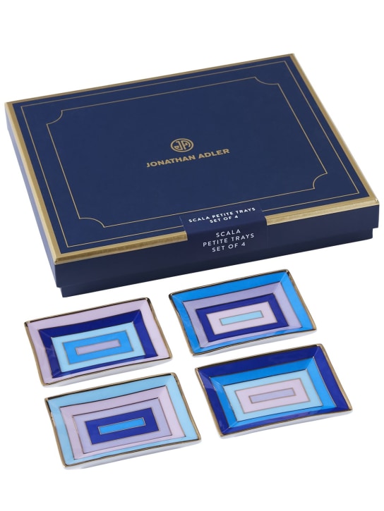 Jonathan Adler: Lot de 4 plateaux Petite Scala