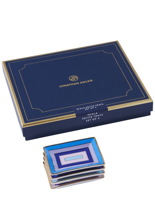 Jonathan Adler: Lot de 4 plateaux Petite Scala
