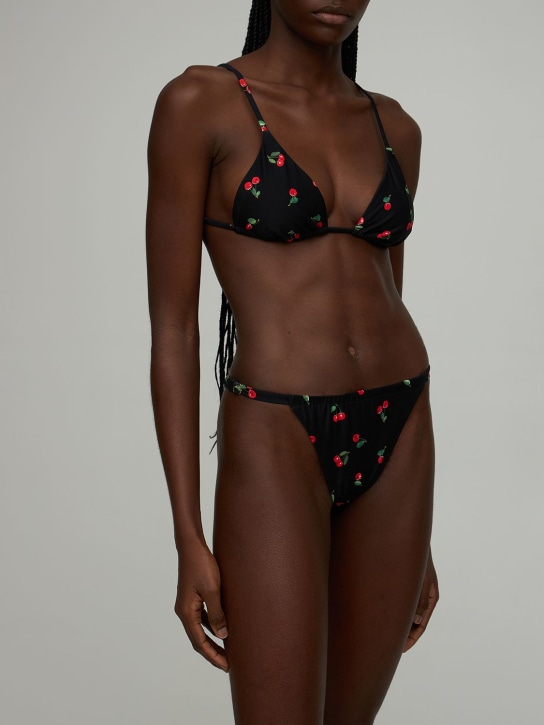 Weworewhat - Ruched adjustable bikini bottom