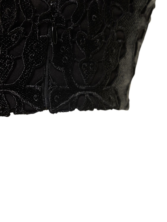 Emilia Wickstead: Umita guipure lace crop top