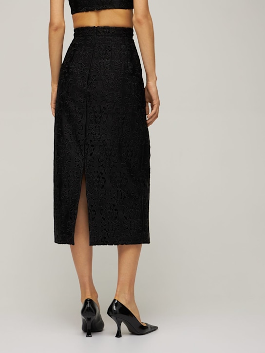 Emilia Wickstead: Gonna pencil Lorinda in pizzo guipure