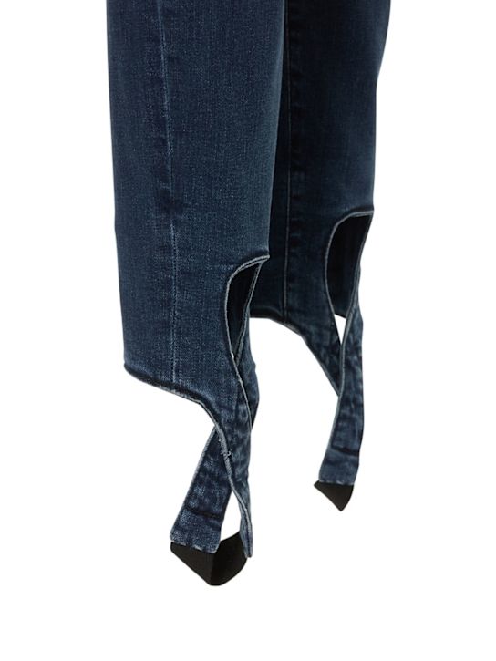 The Attico: Dakota cross stirrup denim jeans